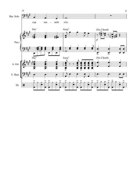 Psalm 23 baritone solo image number null