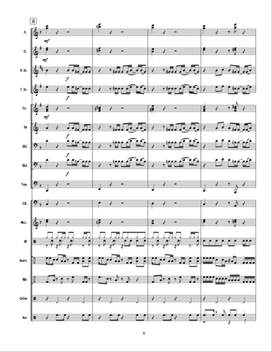 1 Thing Marching Band scores gallery preview page 4