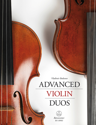 Book cover for Advanced Violin Duos