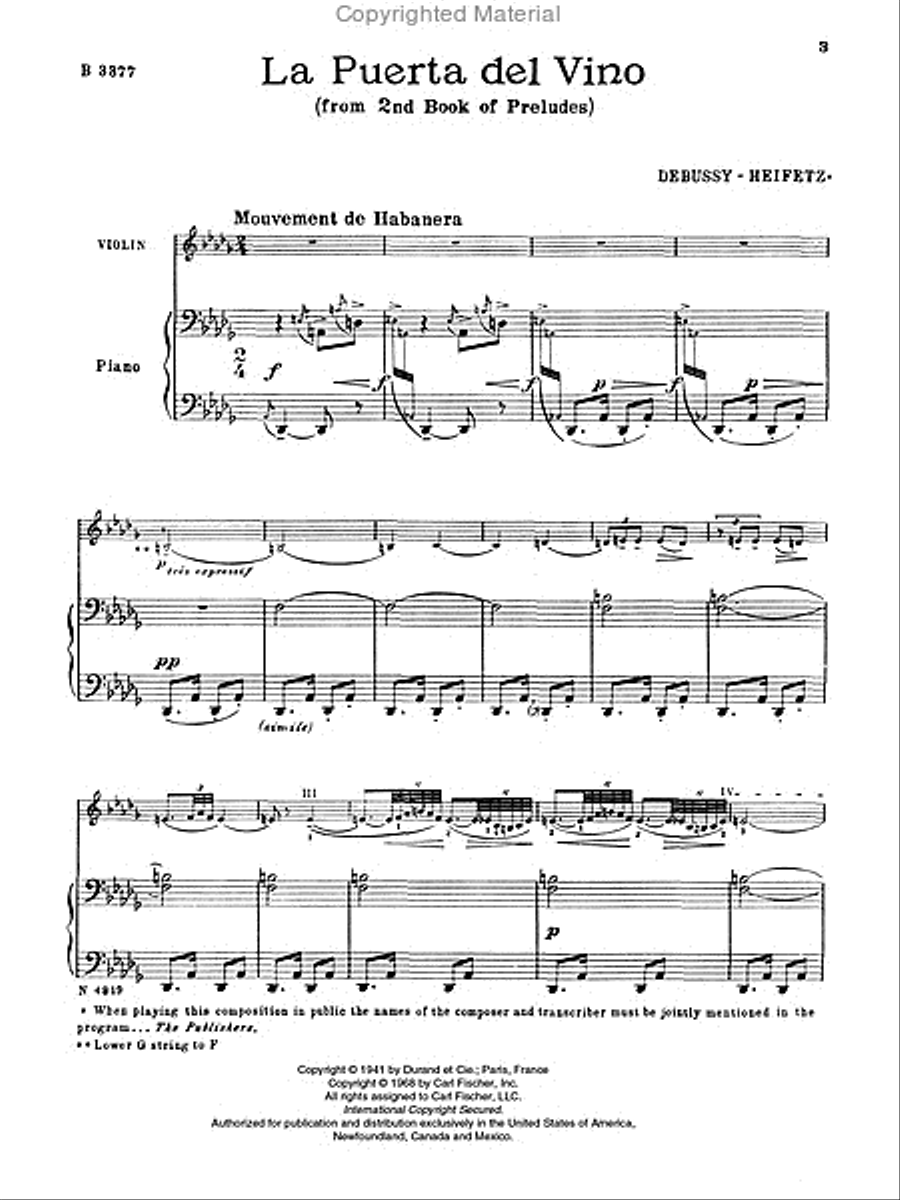La Puerta Del Vino Violin Solo scores gallery preview page 2