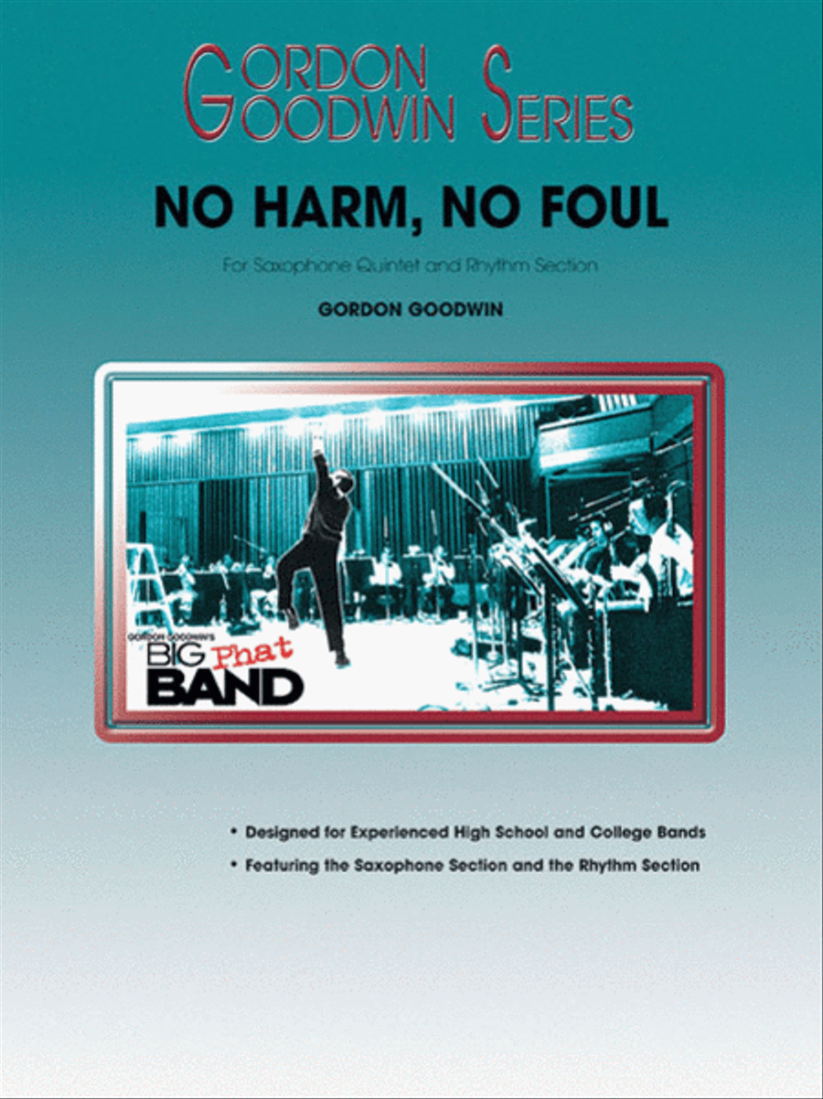 No Harm, No Foul Saxophone Quintet scores gallery preview page 1