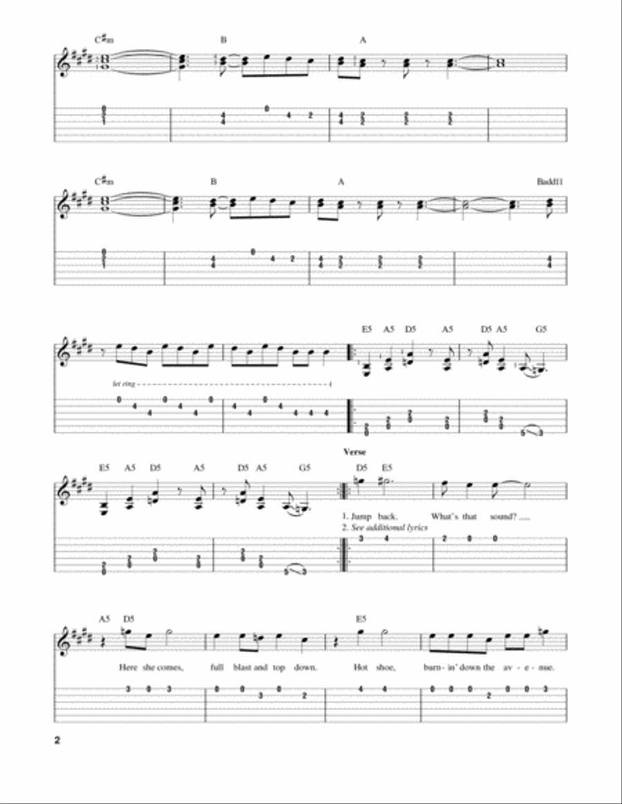 Panama Panama Acoustic Guitar scores gallery preview page 2