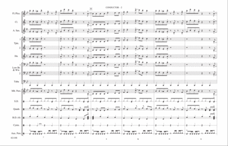 Funkytown: Score Marching Band scores gallery preview page 2