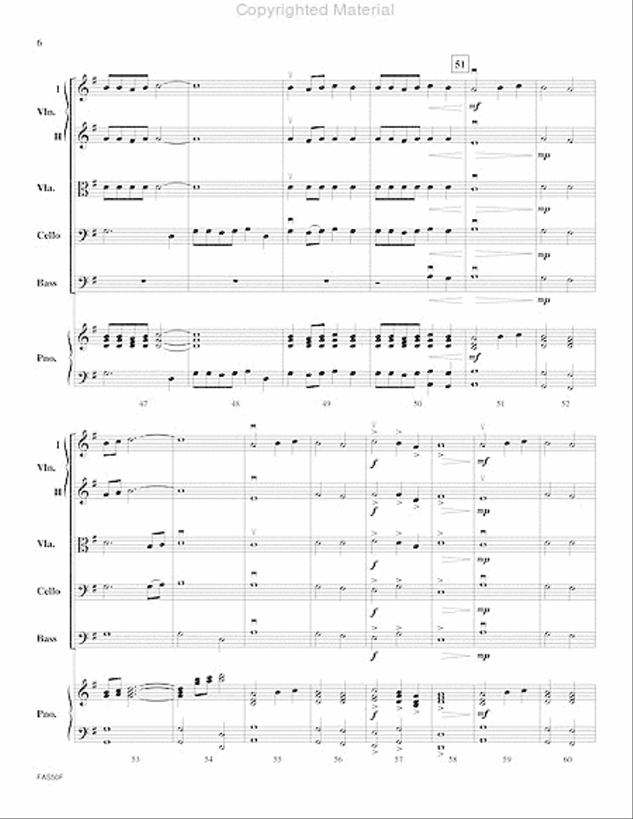 The Pursuit Of Knowledge String Orchestra scores gallery preview page 7