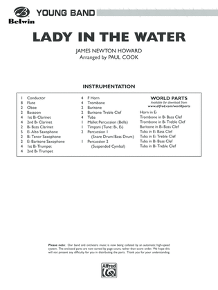 Lady in the Water: Score