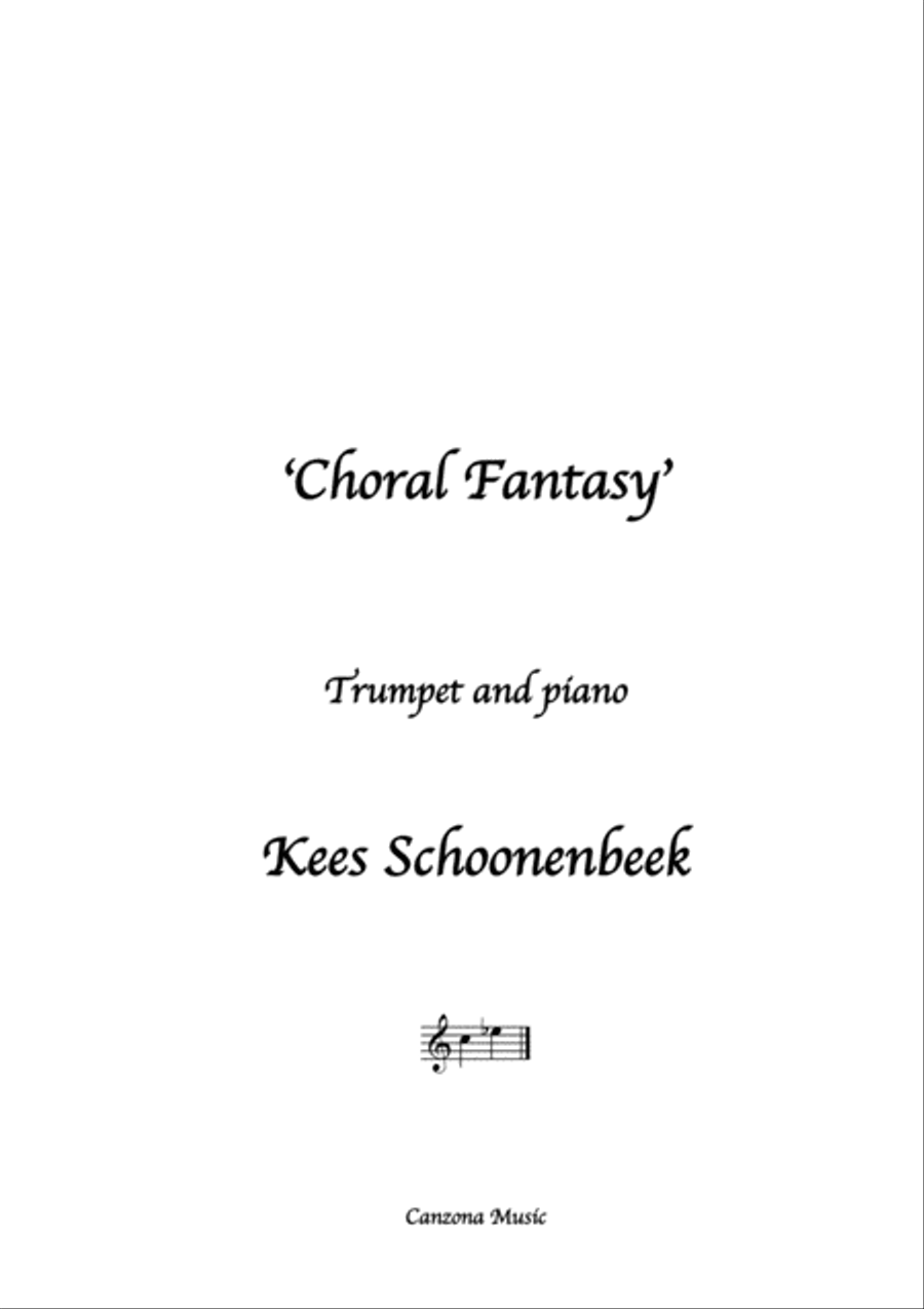 Choral Fantasy Trumpet Solo scores gallery preview page 1