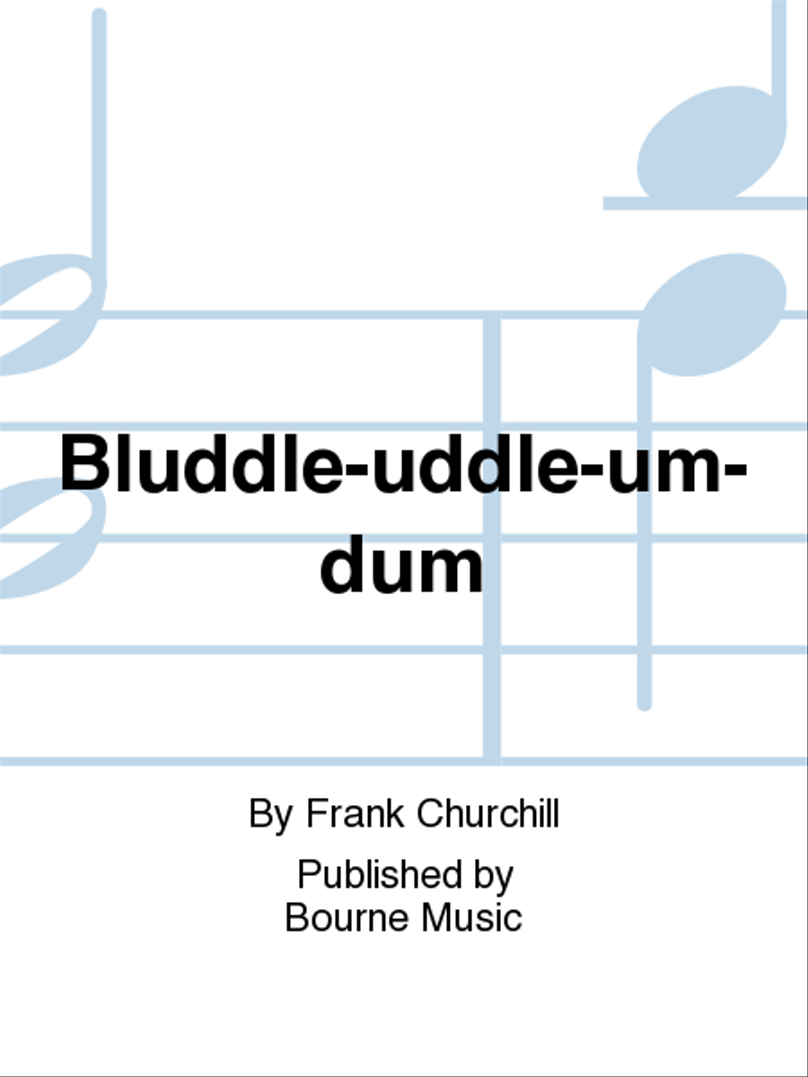 Bluddle-uddle-um-dum Voice Solo scores gallery preview page 1