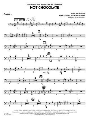 Book cover for Hot Chocolate (from The Polar Express) (arr. John Berry) - Trombone 3