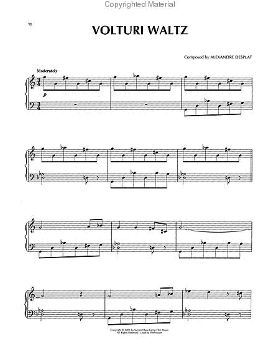 The Twilight Saga - New Moon Piano Solo scores gallery preview page 3