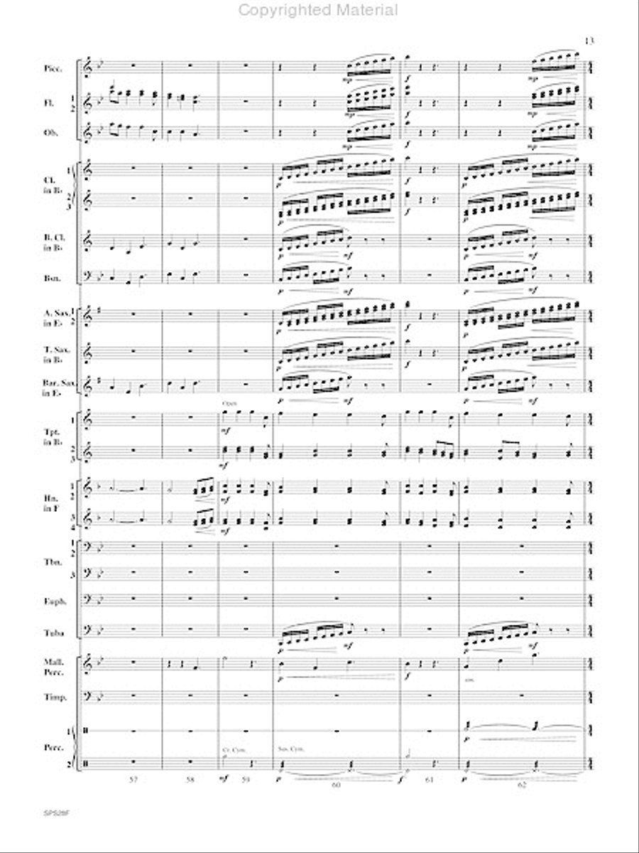 Holiday Portraits Holiday Portraits Concert Band scores gallery preview page 14