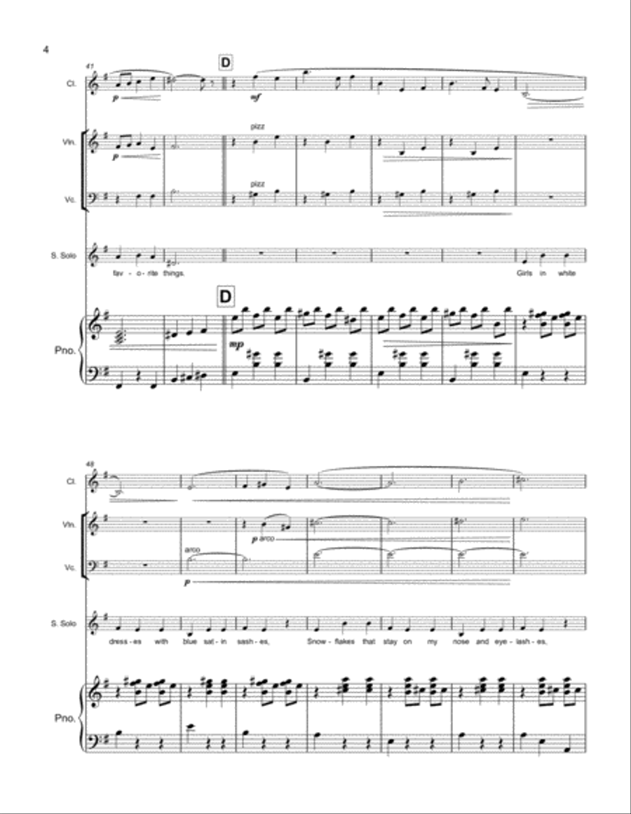 My Favorite Things My Favorite Things Small Ensemble scores gallery preview page 4