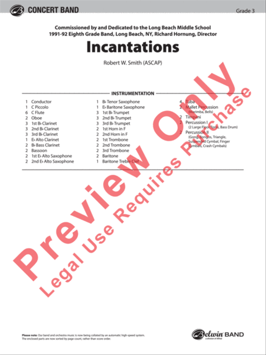 Incantations Concert Band scores gallery preview page 2