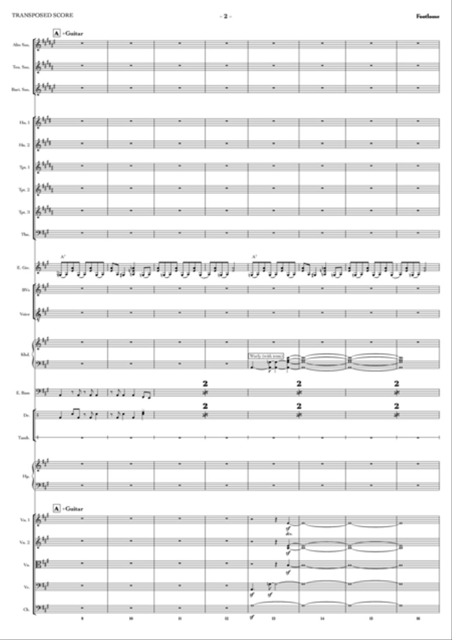 Footloose Full Orchestra scores gallery preview page 2
