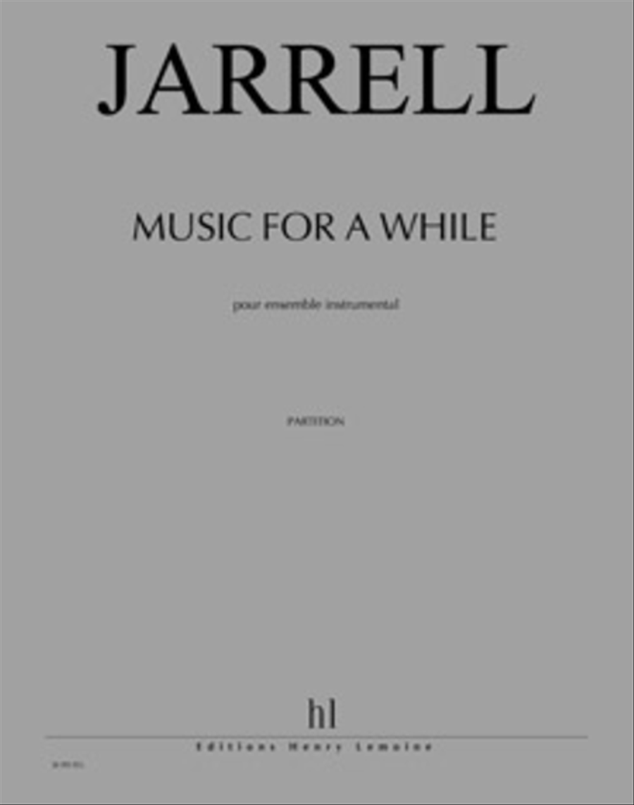 Music For A While Score scores gallery preview page 1