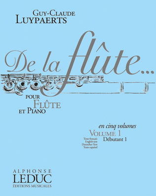 Book cover for De La Flute Vol. 1