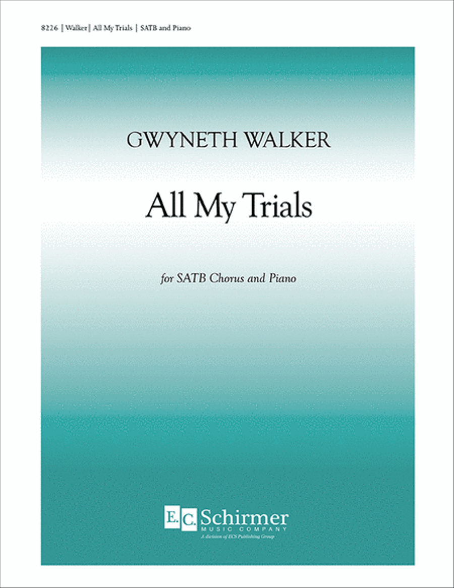 Gospel Songs: All My Trials (Piano/Choral Score) image number null