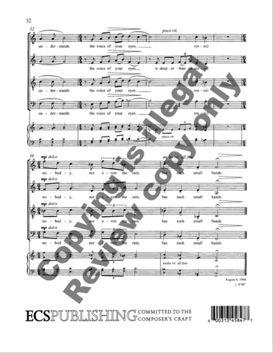 Sometimes I Feel Alive Divisi scores gallery preview page 14