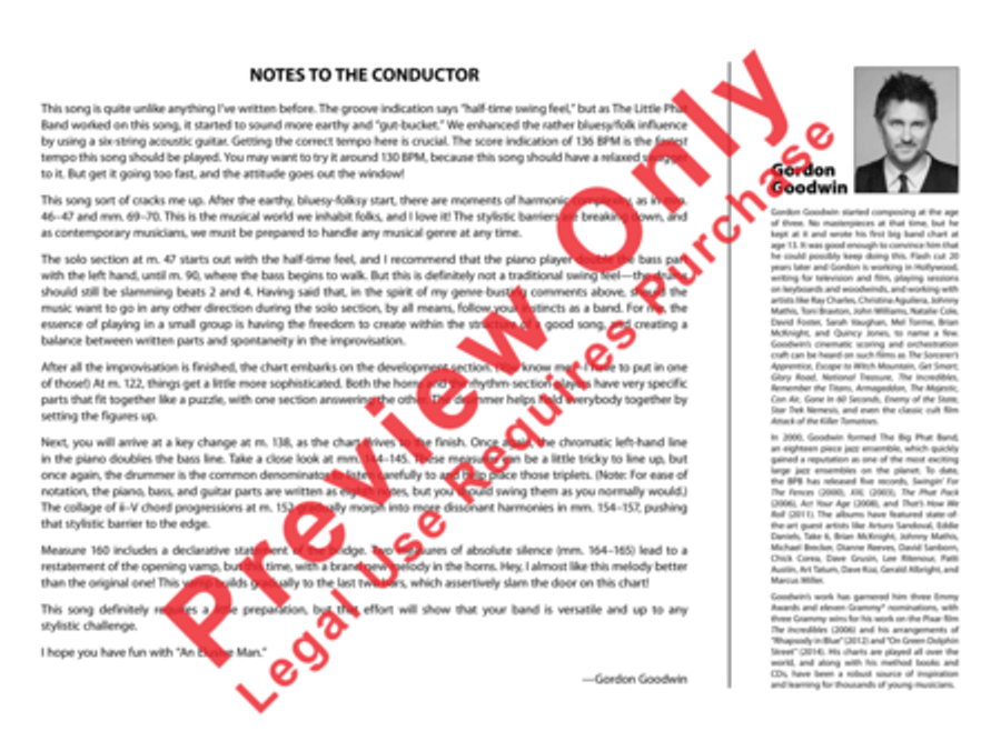 An Elusive Man Jazz Ensemble scores gallery preview page 3