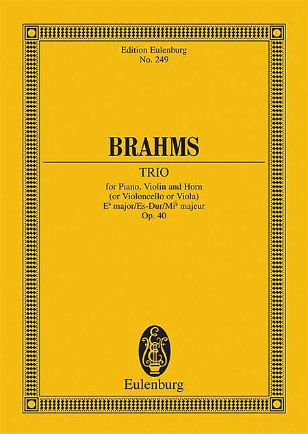 Piano Trio in E-flat Major, Op. 40
