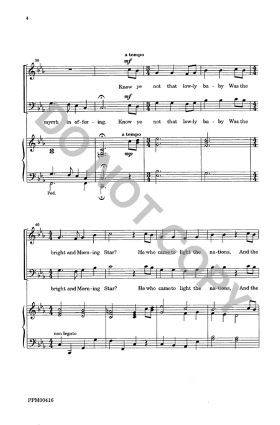 Saw You Never in the Twilight 3-Part scores gallery preview page 5