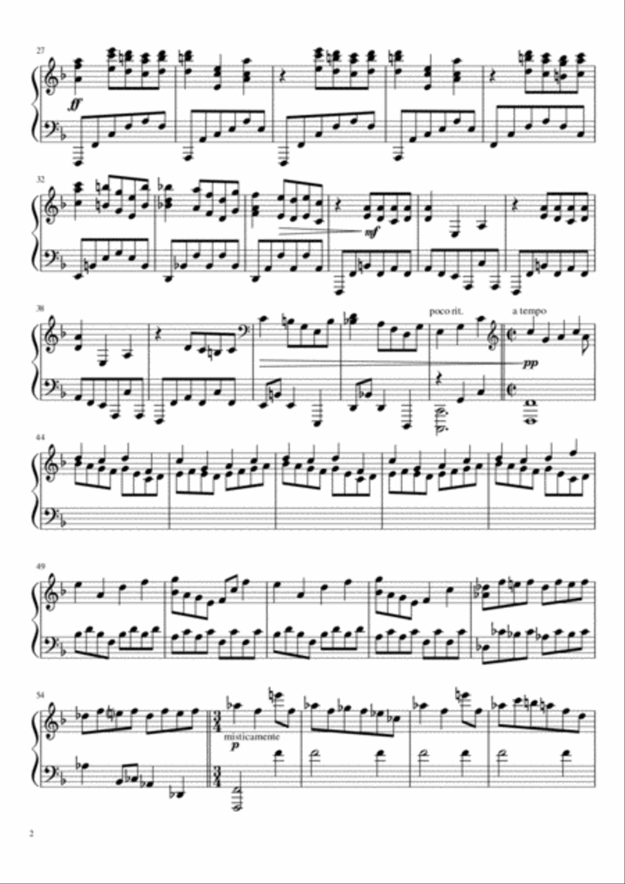 Legend №1 Piano Solo scores gallery preview page 2