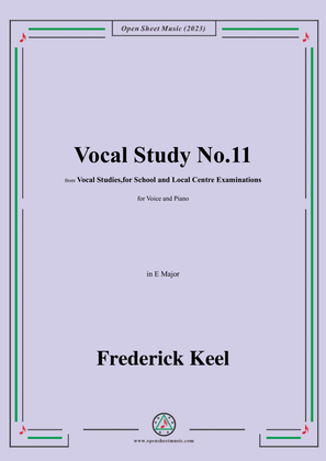 Keel-Vocal Study No.11,in E Major