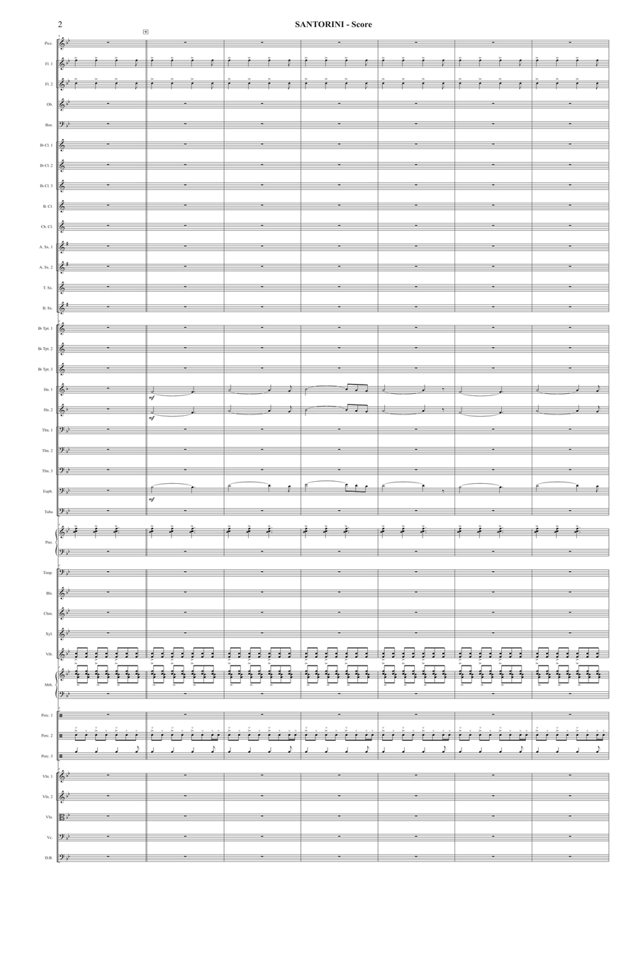 Santorini Concert Band scores gallery preview page 2