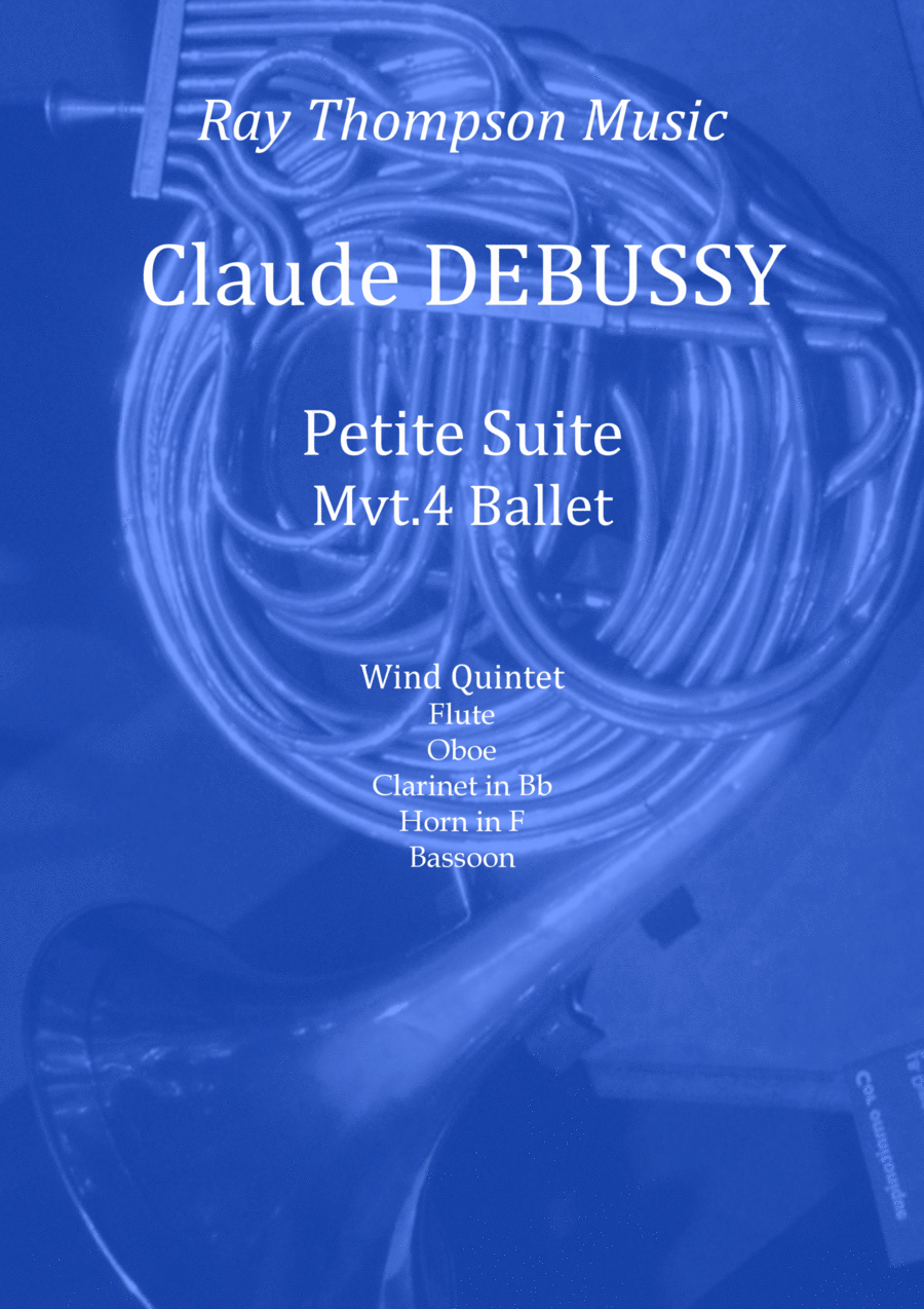 Debussy: Petite Suite Mvt.4 Ballet - wind quintet Woodwind Quintet scores gallery preview page 1