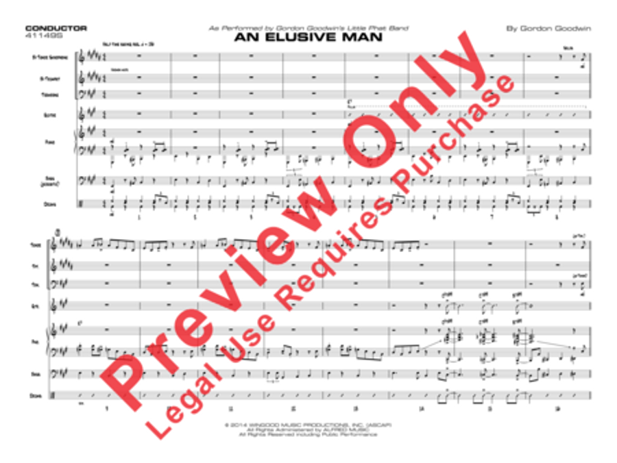 An Elusive Man Jazz Ensemble scores gallery preview page 4