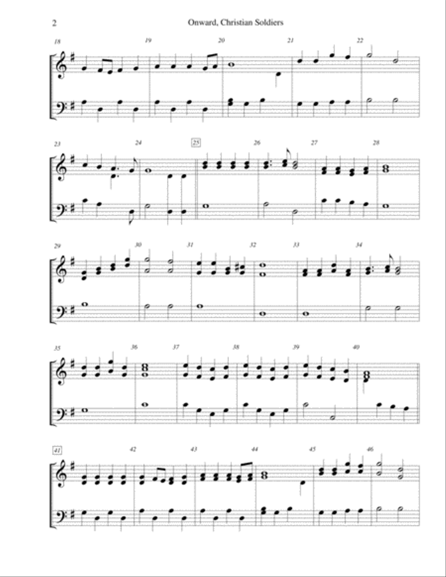 Onward, Christian Soldiers - for 3-octave handbell choir Onward, Christian Soldiers - for 3-octave handbell choir 3-Octaves scores gallery preview page 2