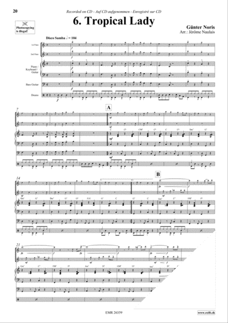 Let's Dance Volume 5 Flute Duet scores gallery preview page 8