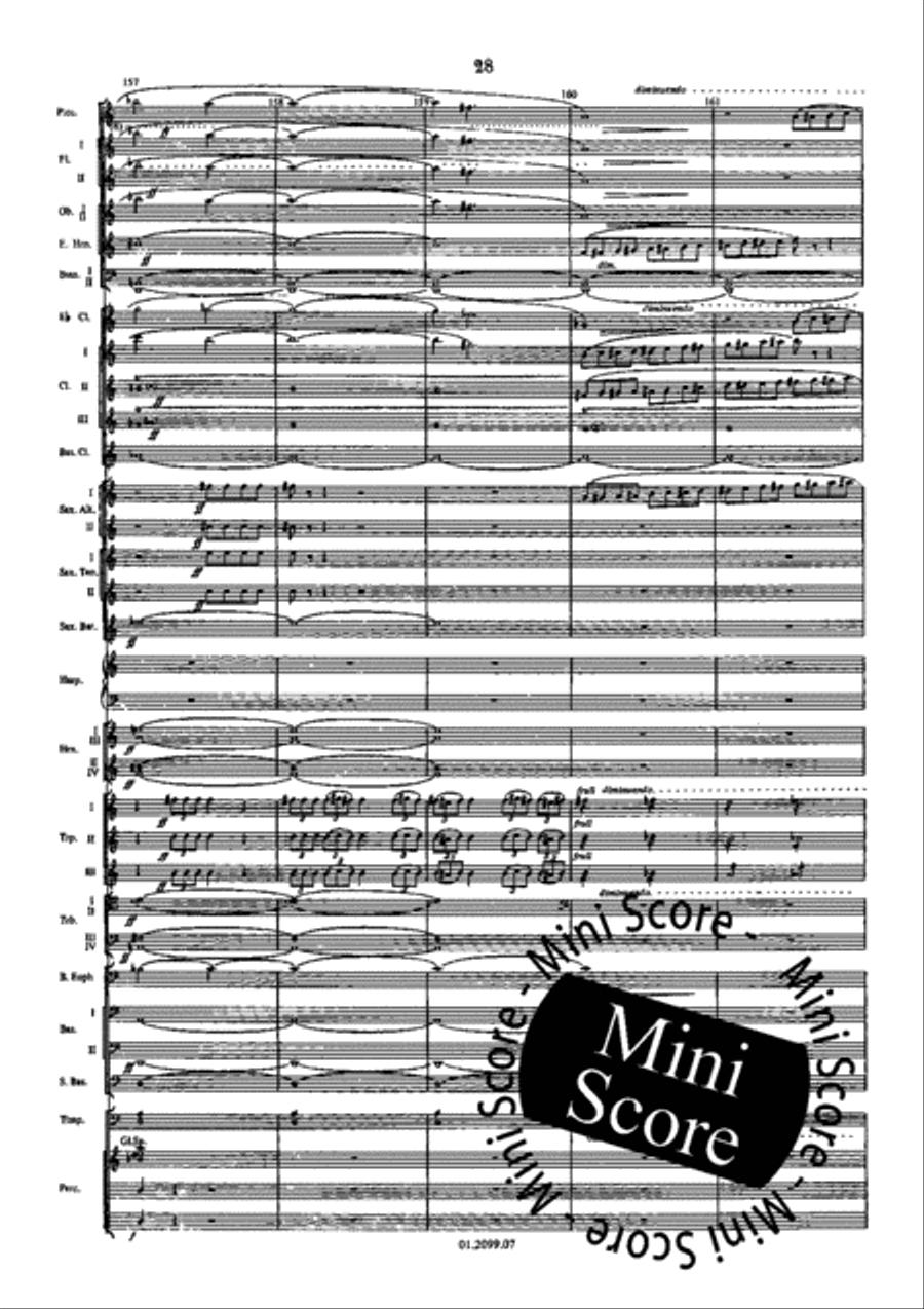 Hymns And Dances II Concert Band scores gallery preview page 34