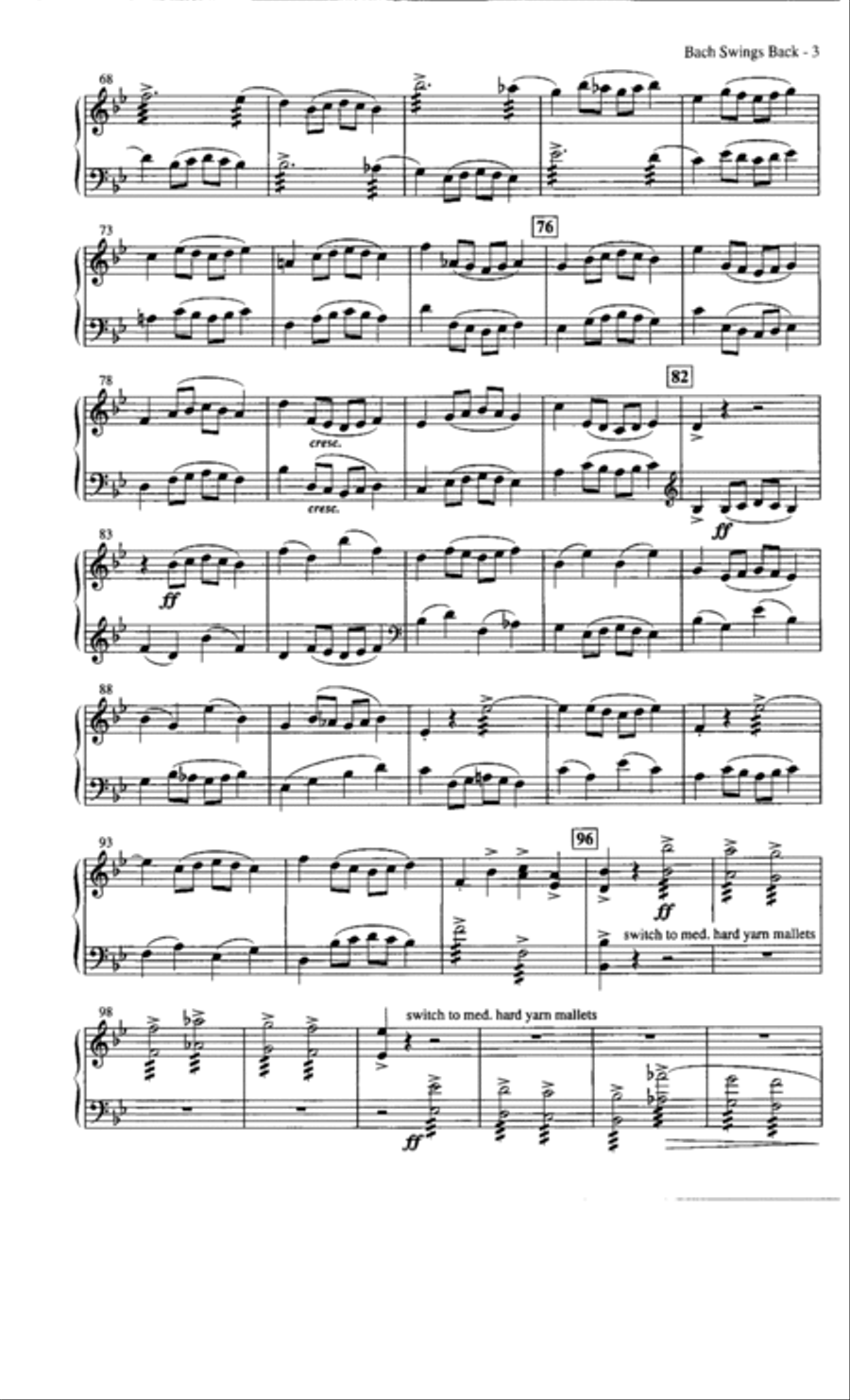 Three Recital Duets Percussion Ensemble scores gallery preview page 4