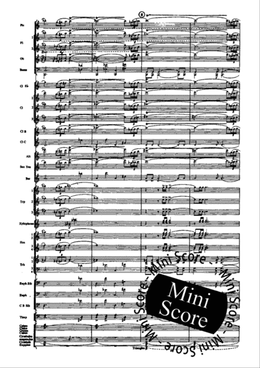 Poeme du Feu Concert Band scores gallery preview page 77