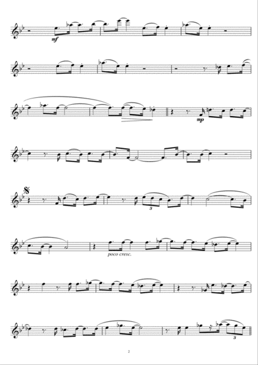 I Get The Sweetest Feeling Flute Solo scores gallery preview page 2