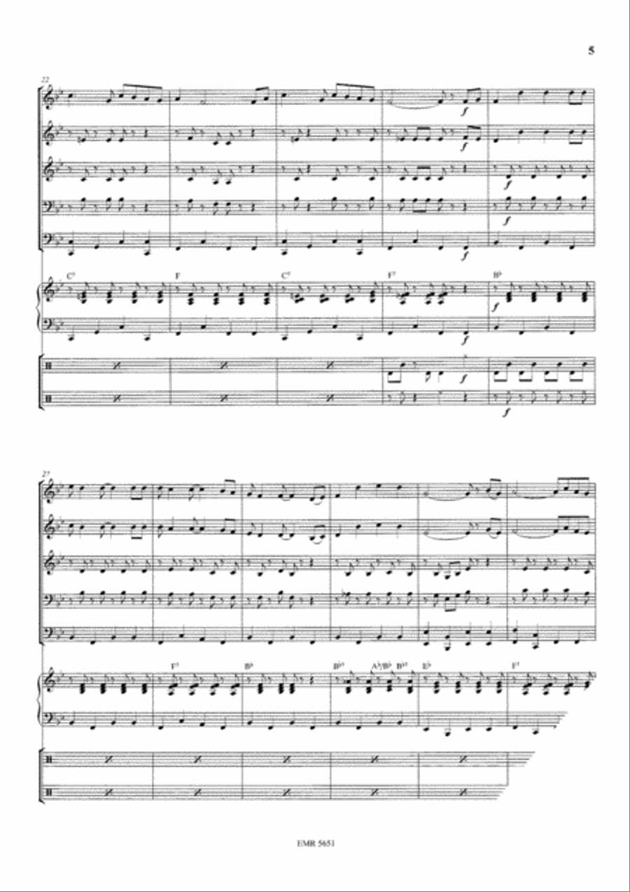 High Times Brass Band scores gallery preview page 5