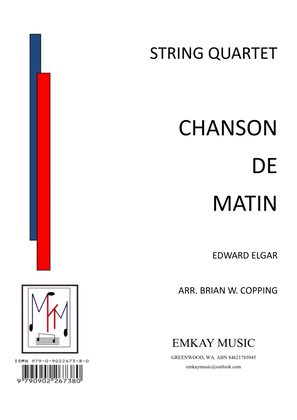 CHANSON DE MATIN – STRING QUARTET