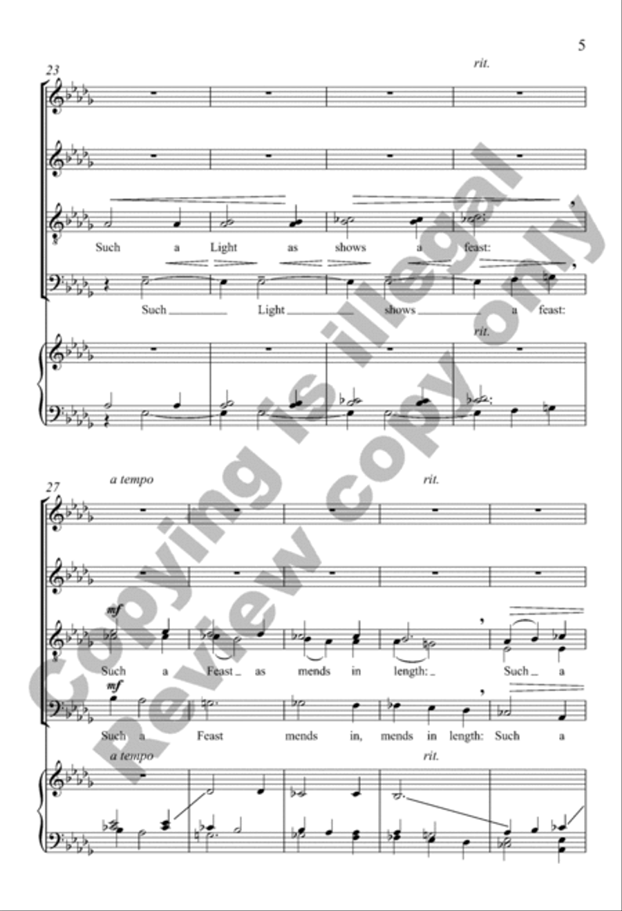 Come, My Way, My Truth, My Life Divisi scores gallery preview page 5
