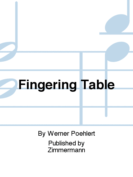 Fingering Table