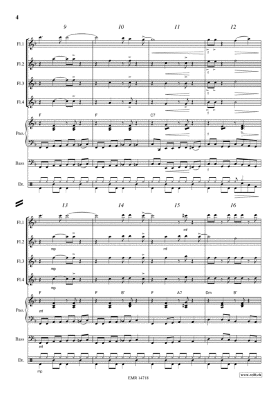 Kumbaya Flute scores gallery preview page 4