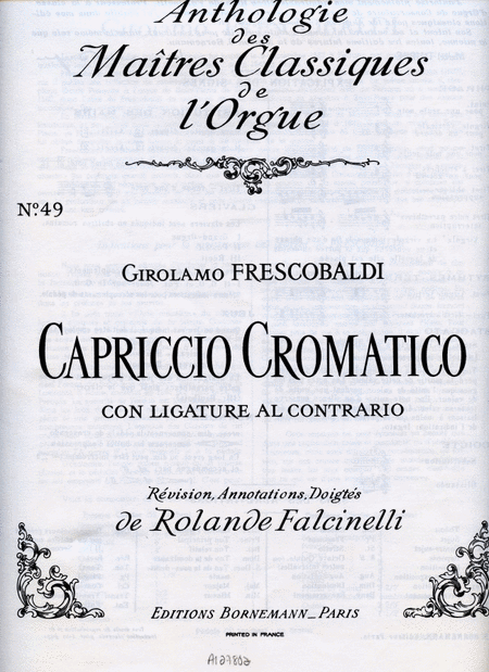 Capriccio Cromatico Con Ligature...(maitres No.49) (organ)