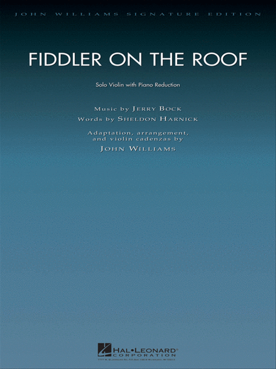 Fiddler on the Roof Violin Solo scores gallery preview page 1