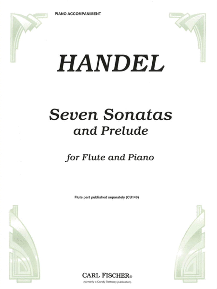 Seven Sonatas and Preludes Flute Solo scores gallery preview page 1