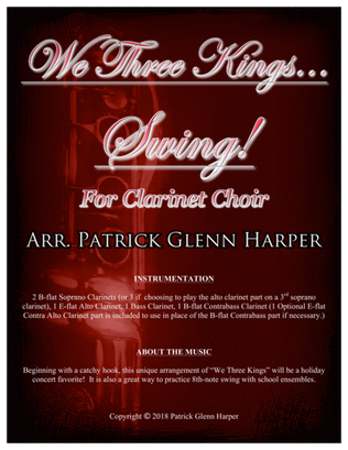 We Three Kings Swing - for Clarinet Choir