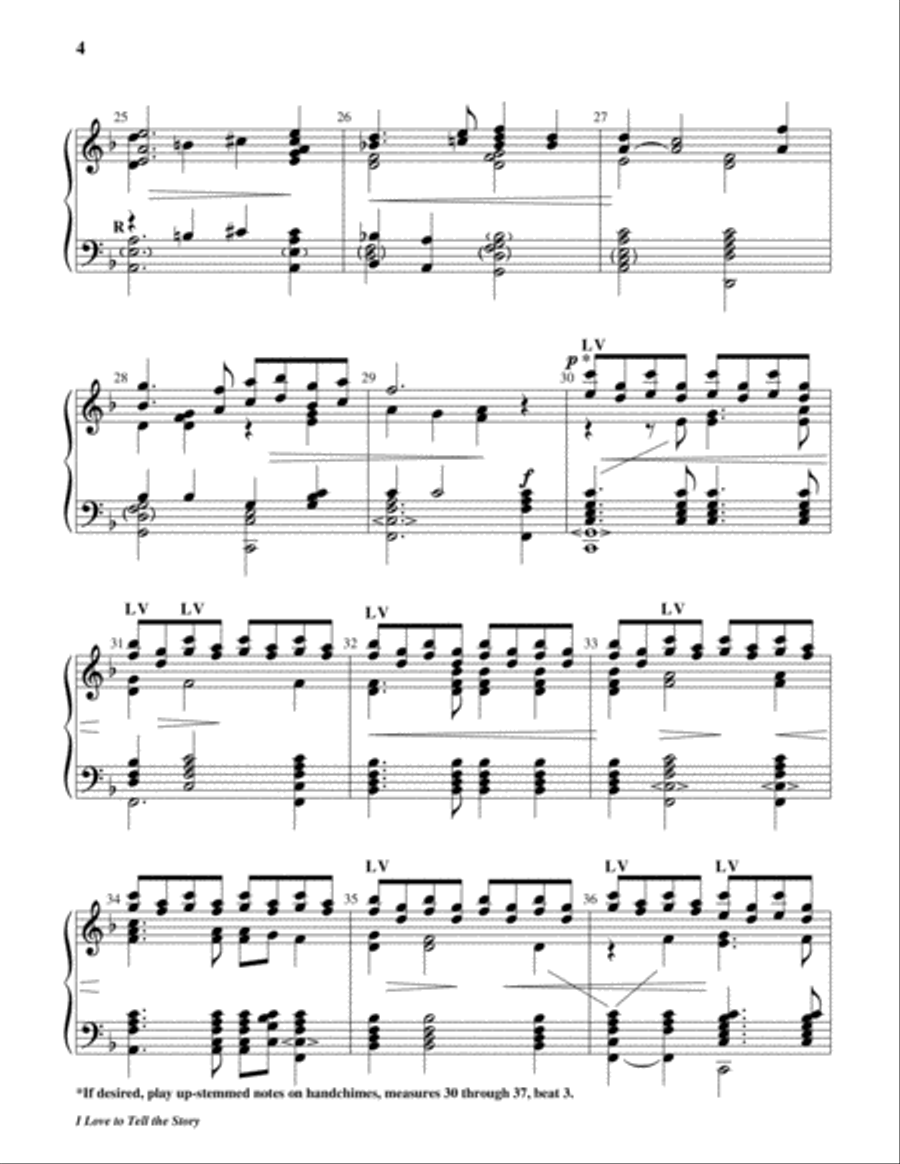 I Love to Tell the Story I Love to Tell the Story 5-Octaves scores gallery preview page 4