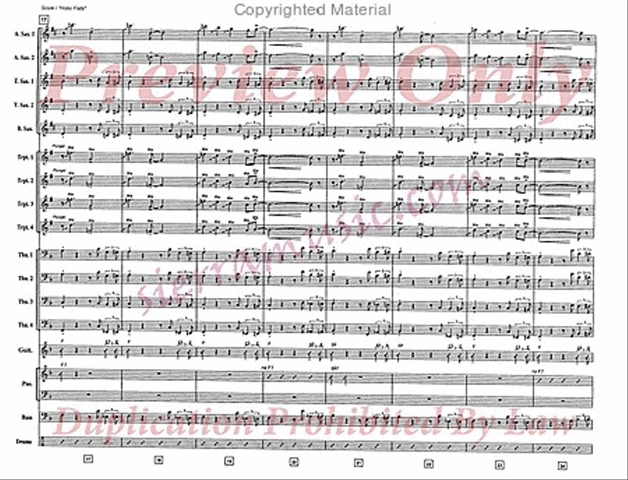Hobo Flats Big Band scores gallery preview page 4