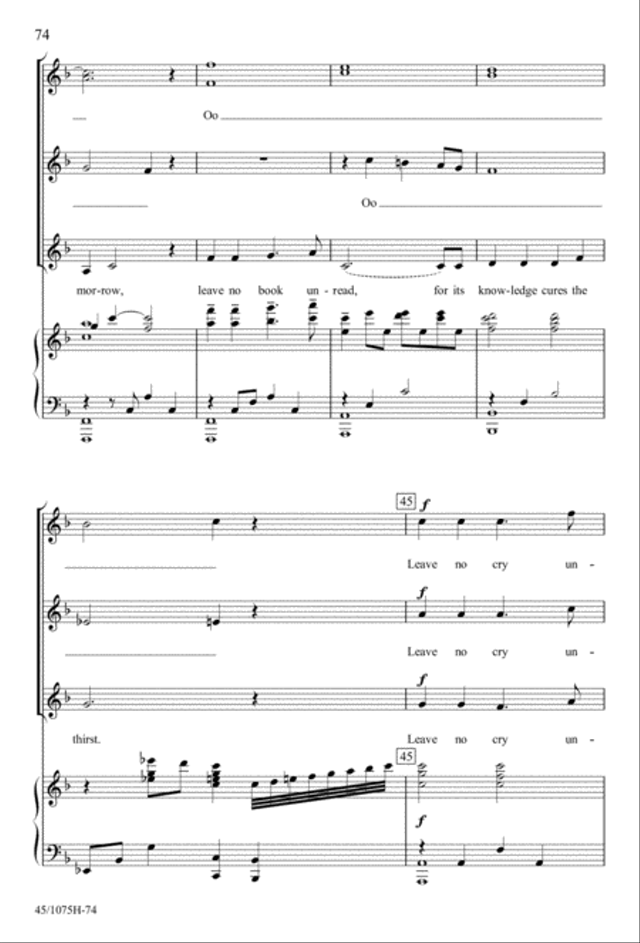 In Concert! for SSA SSA scores gallery preview page 76