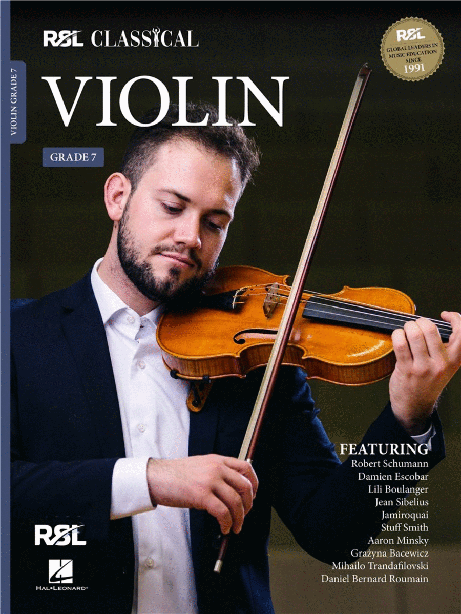 RSL Classical Violin Grade 7 (2021) Violin Solo scores gallery preview page 1