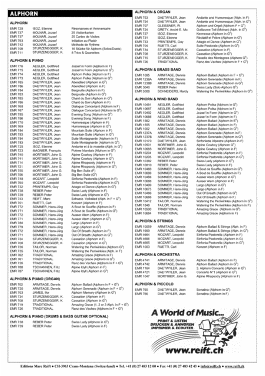 Brahms In The Alps Brahms In The Alps Piano Accompaniment scores gallery preview page 5
