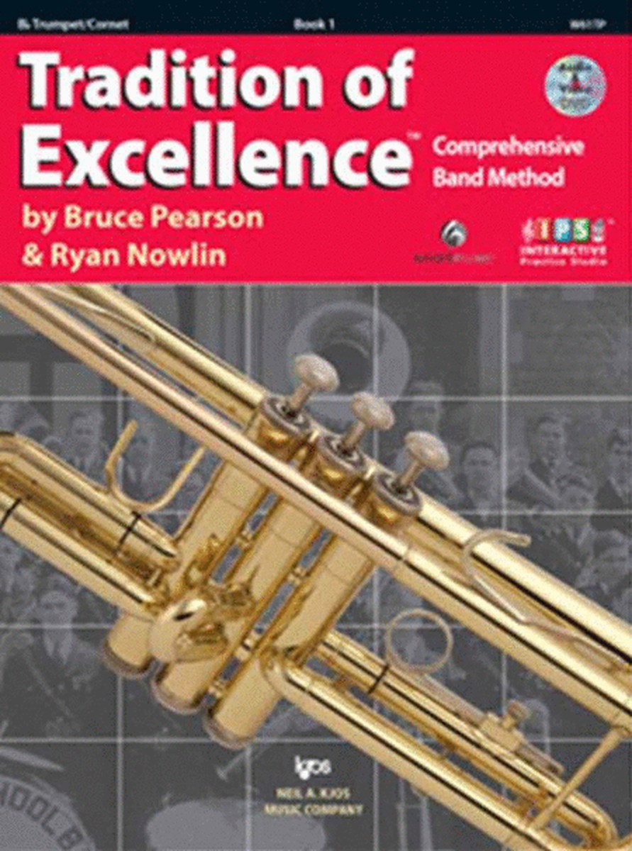 Tradition Of Excellence Book 1 Trumpet Book/Online Audio